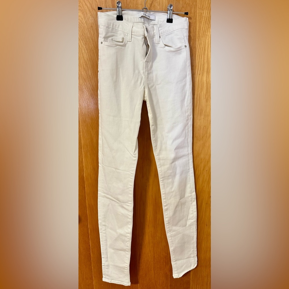 J Brand Off-White Denim Pants